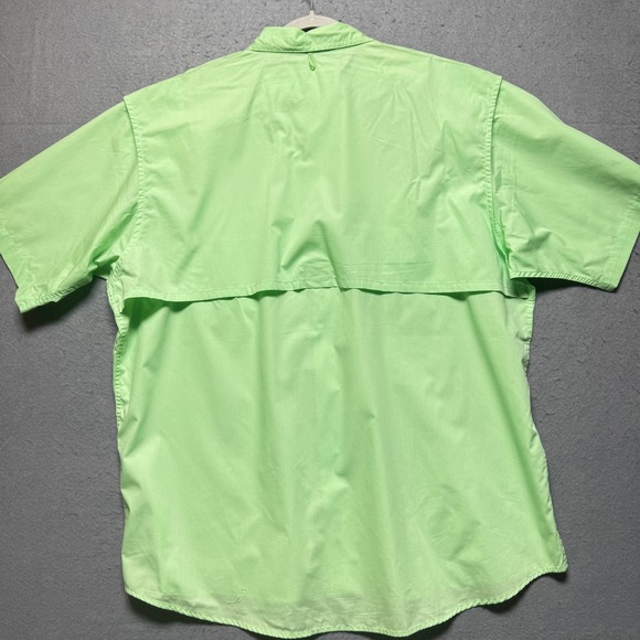 World Wide Sportsman Mens 2XL Short Sleeve Fishing Shirt Venting Pockets - Picture 4 of 8